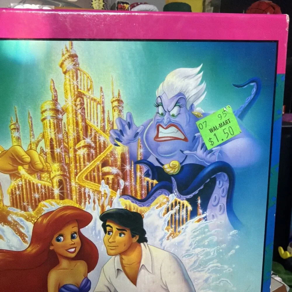 Vintage Disney Little Mermaid Banned Cover 300 Pc Puzzle New Sealed Golden 2x3!